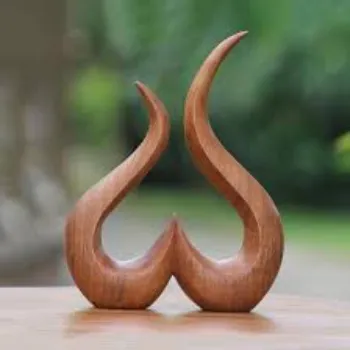  Growing Heart Wood Sculpture 